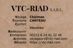 carte visite Chaimae VTC-RIAD